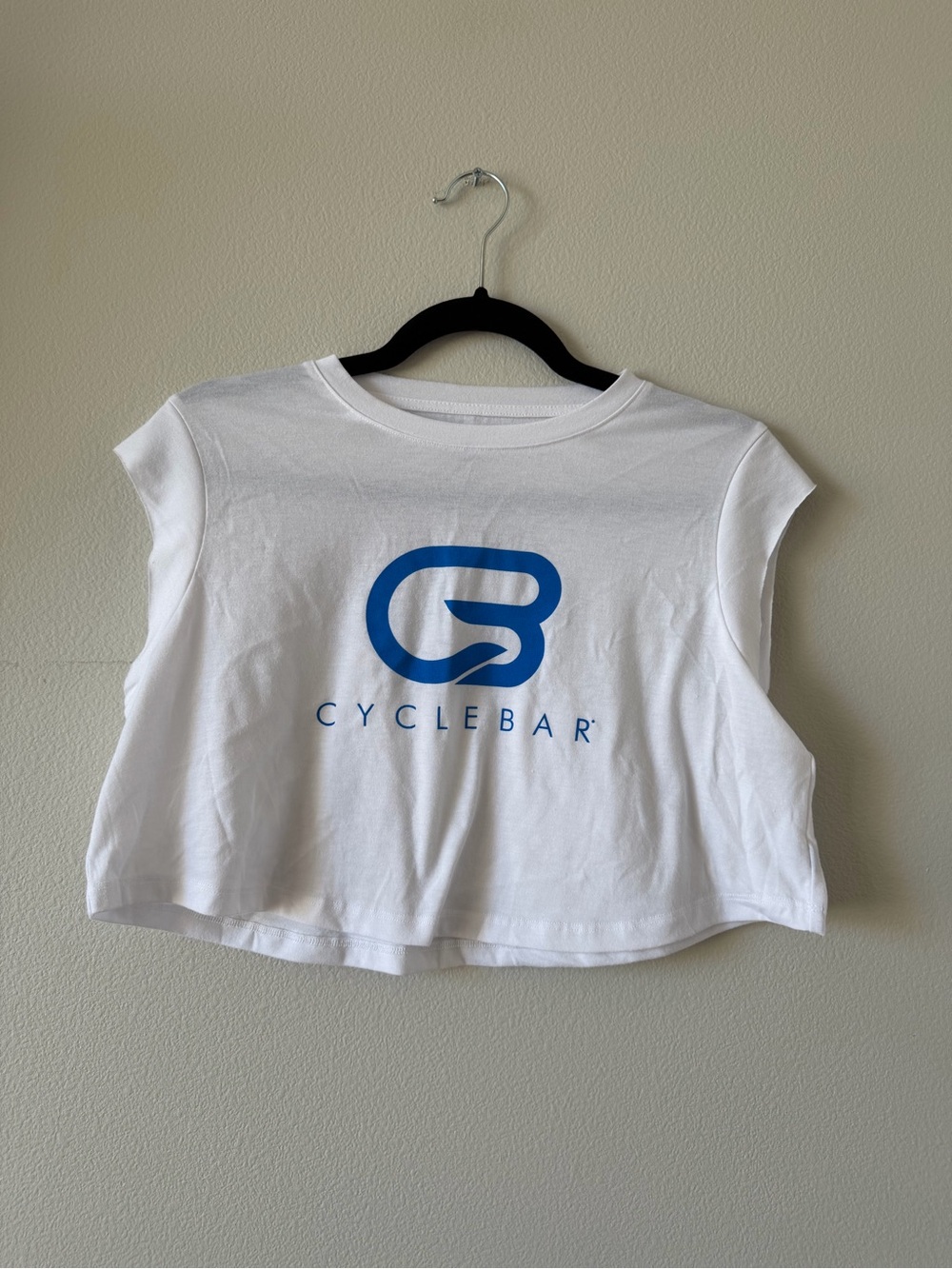 cyclebar cropped tank muscle tee